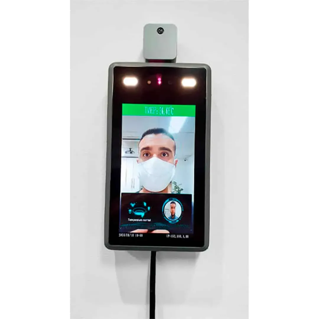 Controlador Facial com Leitura de Temperatura e Verificador de Máscara – imagem 2